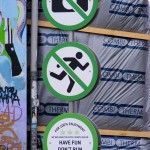 Proibido tirar fotos, proibido correr