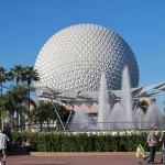 Epcot Center - a esfera que é o símbolo do parque