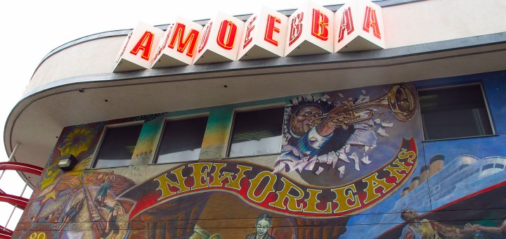 Fachada da Amoeba Music, em Los Angeles