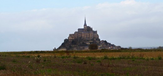 Mont Saint-Michel visto de longe