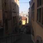 Descida da colina Fourviere