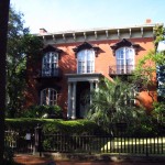 Vista da cidade de Savannah - EUA