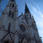 Vista da cidade de Savannah - EUA