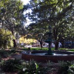 Vista da cidade de Savannah - EUA
