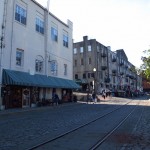 Vista da cidade de Savannah - EUA