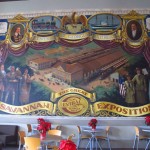 Vista da cidade de Savannah - EUA