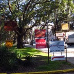 Vista da cidade de Savannah - EUA