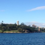 Royal Botanic Gardens visto do ferry