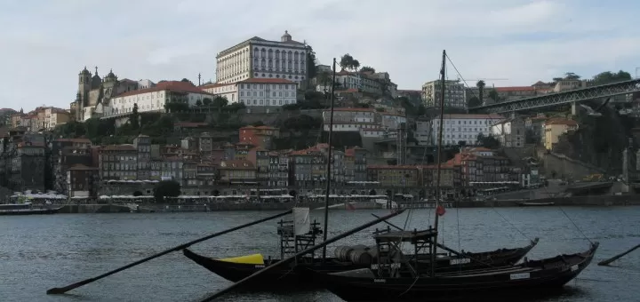 Porto - Cais da Ribeira visto do Cais de Gaia